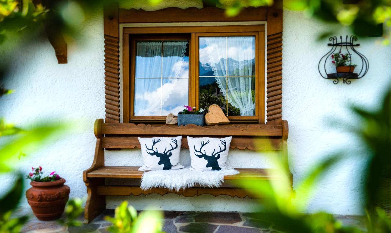 Ferienwohnung Bergfrieden Krün Buitenkant foto