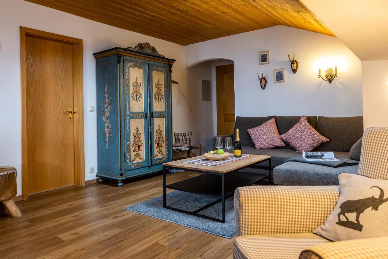 Ferienwohnung Bergfrieden Krün Buitenkant foto